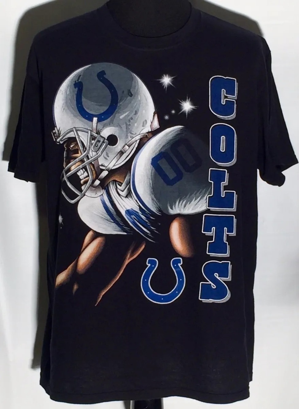 Indianapolis Colts NFL Football Team Player Lineman Logo Size